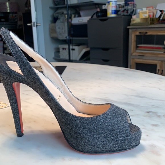 CHRISTIAN LOUBOUTIN Very Privè slingbacks heels - Picture 10 of 10